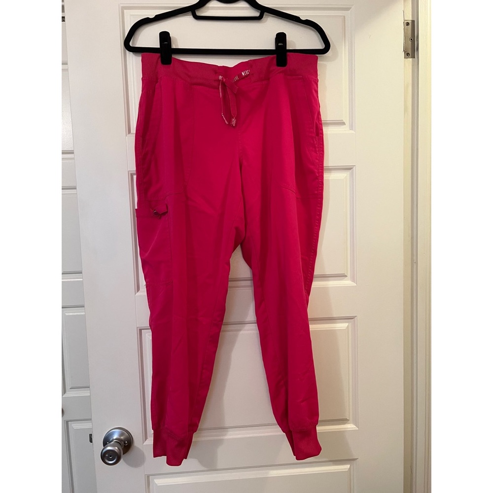 MedCouture Touch Hot Pink Scrub Joggers